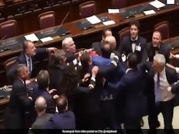 Watch: MPs Fight Each Other In Italy Parliament Ahead Of G7 Summit Watch: MPs Fight Each Other In Italy Parliament Ahead Of G7 Summit