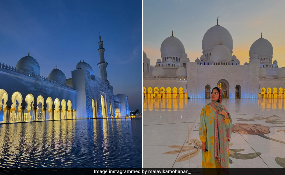 Malavika Mohanan's Visit To The Sheikh Zayed Grand Mosque In Abu Dhabi Looked Resplendent