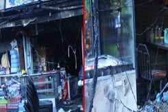 Fire Breaks Out At Two Restaurants In INA Market, 6 Injured Fire Breaks Out At Two Restaurants In INA Market, 6 Injured