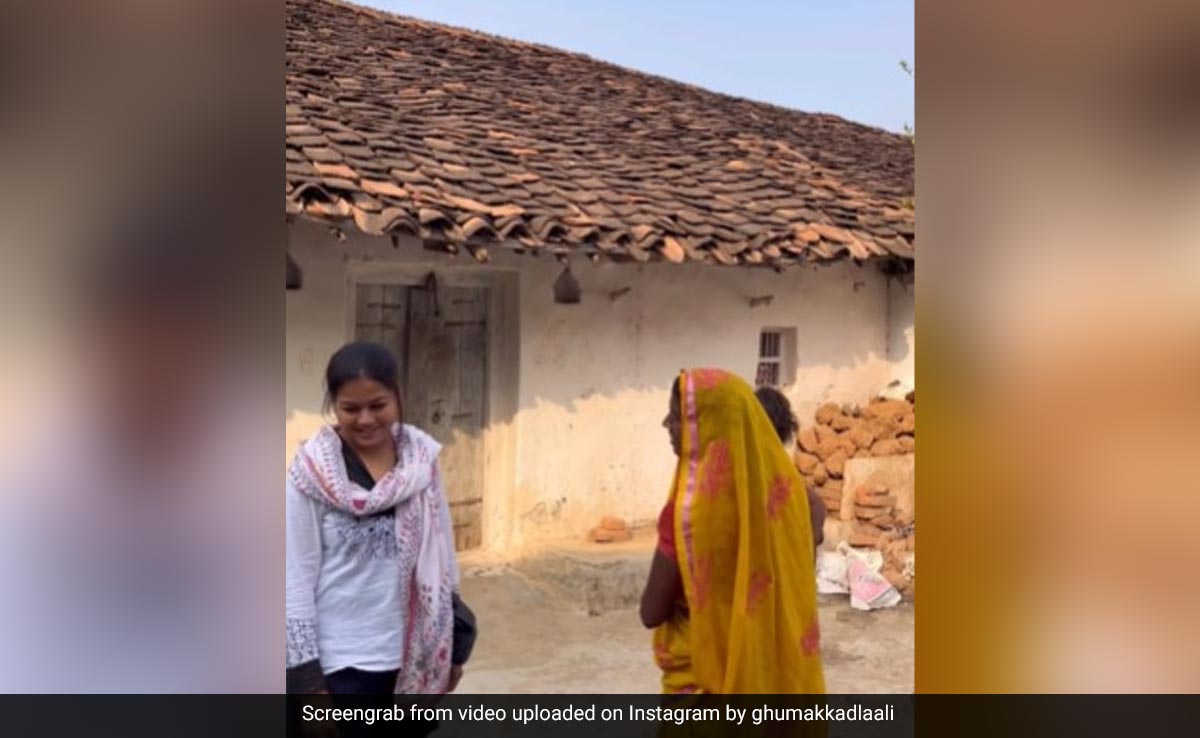 Watch: Travel Vlogger Stunned After Touring A Two-Storey Mud House In Madhya Pradesh