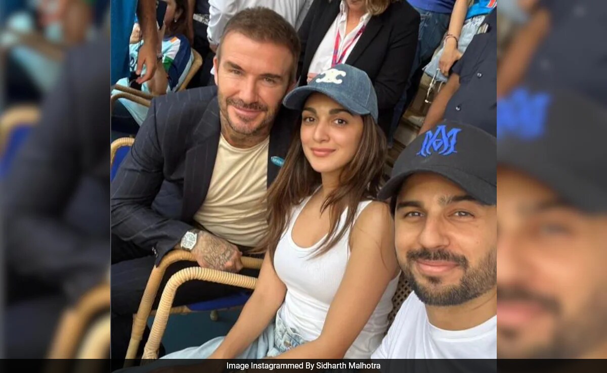 David Beckham, Sidharth Malhotra And Kiara Advani In Throwback Gold