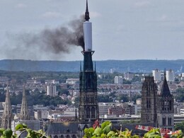 France's Rouen Cathedral Fire Doused, No Major Damage Reported France's Rouen Cathedral Fire Doused, No Major Damage Reported