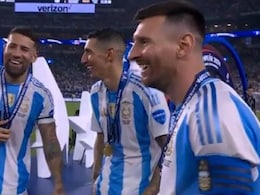 Watch: Lionel Messi's Gesture For Angel Di Maria, Nicolas Otamendi Amid Copa America Celebrations Is Viral