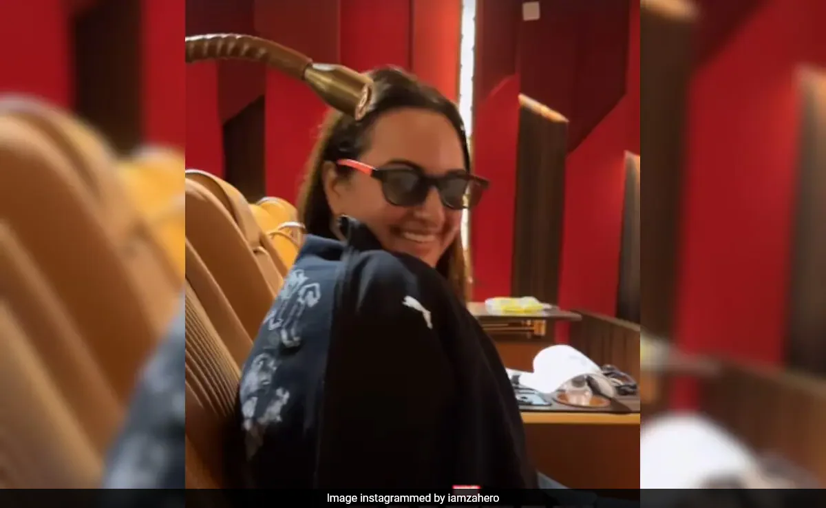 Inside Sonakshi Sinha And Zaheer Iqbal's Movie Date. See Pic