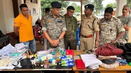 Anti Naxal Operation: नक्सलियों के नापाक मंसूबे को सुरक्षाबलों ने किया नाकाम, भारी मात्रा में डंप विस्फोटक बरामद