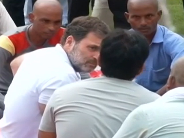 Rahul Gandhi Meets Hathras Stampede Victims' Families