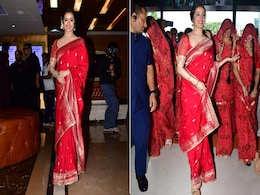 Shraddha Kapoor Is The <i>Stree</i> In A Red <i>Benarasi Saree</i> You Can't Ignore Even If You Tried Shraddha Kapoor Is The <i>Stree</i> In A Red <i>Benarasi Saree</i> You Can't Ignore Even If You Tried