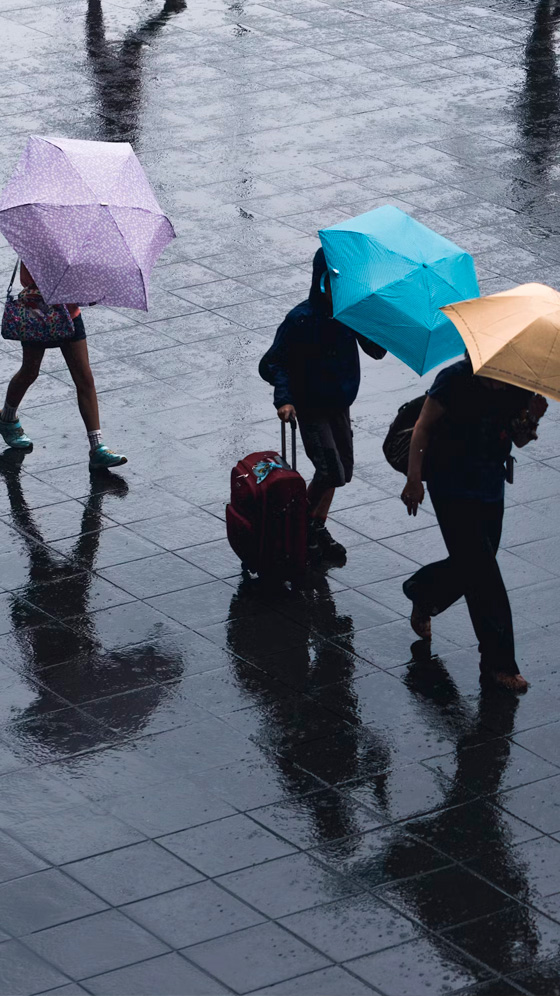 Wet clothes or shoes hold moisture and create a perfect environment for fungi and bacteria to grow