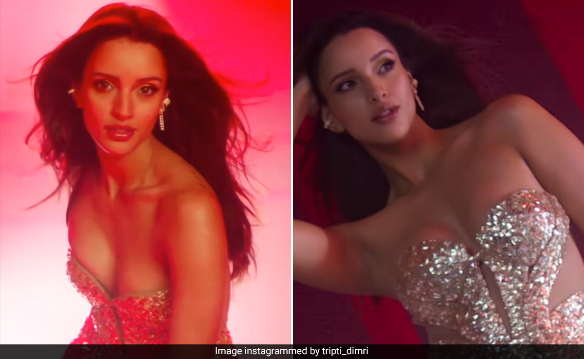 There's No Stopping Triptii Dimri From Shining In This Golden Dress For <i>Tauba Tauba</i>