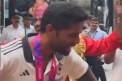 Surya Kumar Yadav Dances On Beats Of Dhol Surya Kumar Yadav Dances On Beats Of Dhol
