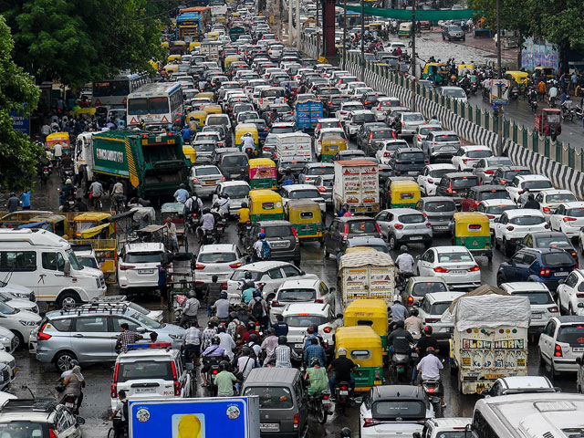 Delhi Rain: Huge Traffic Jams Reported Across Delhi