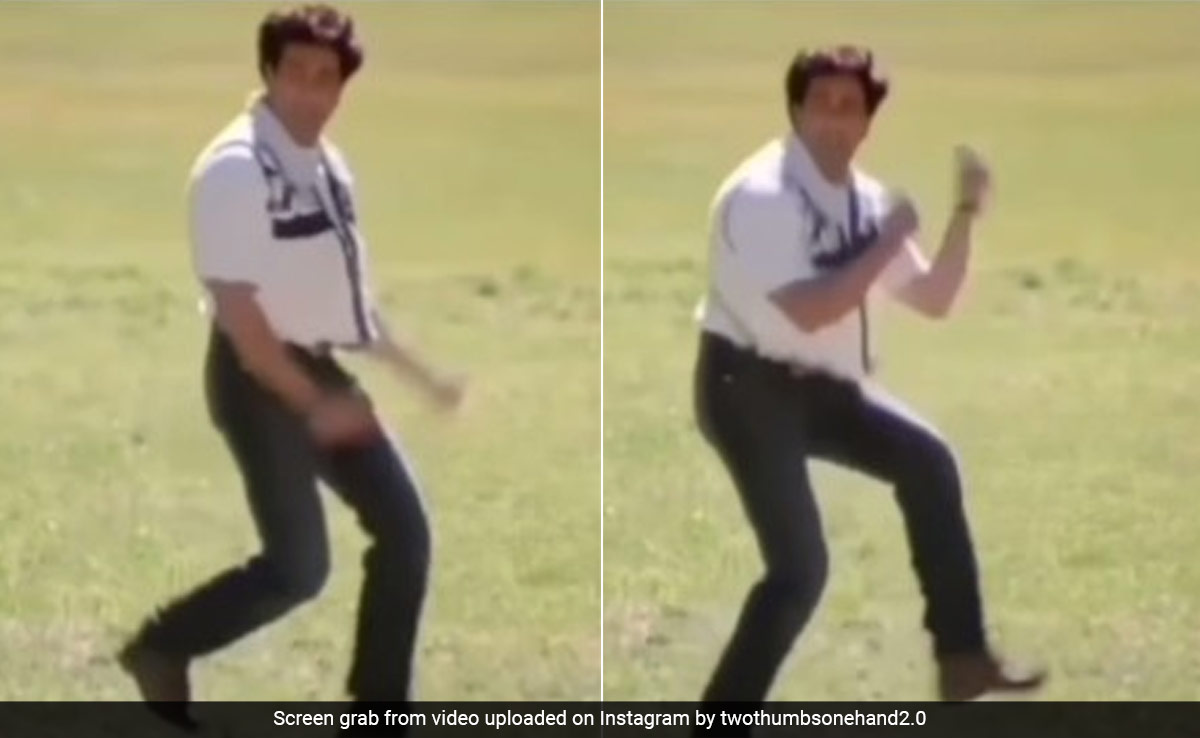 Turns Out, Sunny Deol Did The <i>Tauba Tauba</I> Hook Step Way Before Vicky Kaushal. See LOL Post