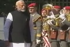 PM Modi Austria Visit: भव्य स्वागत के बाद पीएम मोदी को दिया गया गार्ड ऑफ ऑनर PM Modi Austria Visit: भव्य स्वागत के बाद पीएम मोदी को दिया गया गार्ड ऑफ ऑनर
