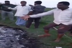 जलती चिता, तांत्रिक कर रहे थे तंत्र साधना, रोकने पर चाकू से हमला