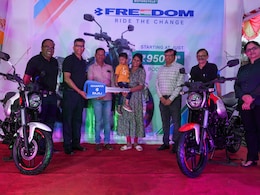 Bajaj Freedom 125 Deliveries Begin; First CNG Motorcycle Delivered In Pune Bajaj Freedom 125 Deliveries Begin; First CNG Motorcycle Delivered In Pune
