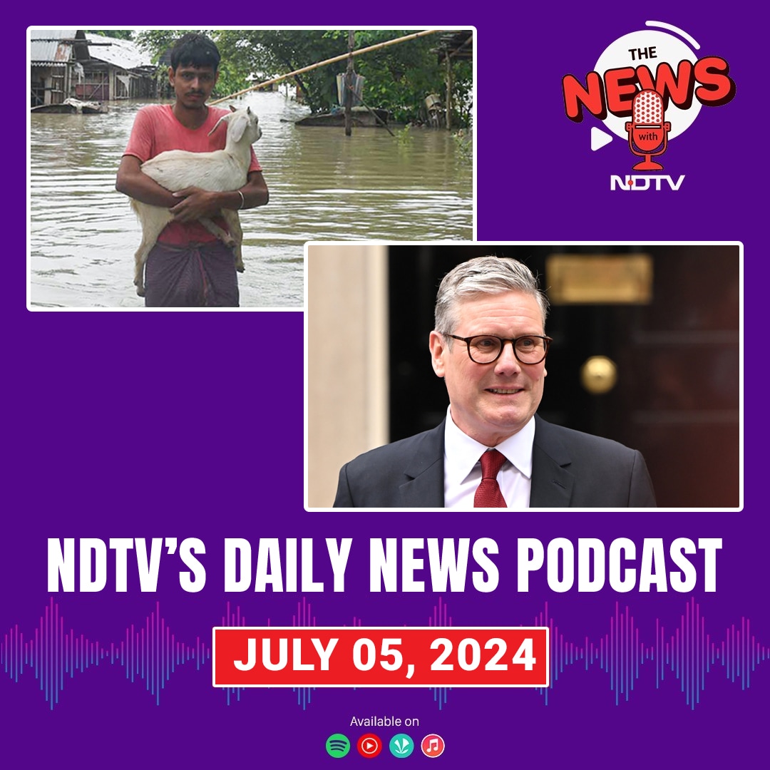 The NEWS Ep92: Hathras Stampede Case, Assam Flood Claims 52 Lives, Keir Starmer Wins UK Election episode artwork
