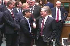 Caught On Camera: Smiles, Chatter As Keir Starmer, Rishi Sunak Attend King's Speech Caught On Camera: Smiles, Chatter As Keir Starmer, Rishi Sunak Attend King's Speech