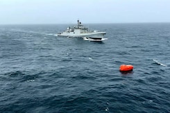 Navy Rescues 9 Crew Including 8 Indians After Oil Tanker Capsized Off Oman Navy Rescues 9 Crew Including 8 Indians After Oil Tanker Capsized Off Oman