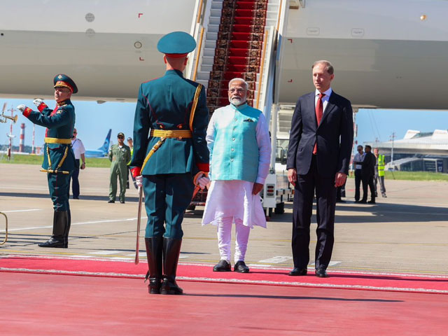 PM Modi Lands In Moscow, High-Stakes Meeting With Putin On Agenda