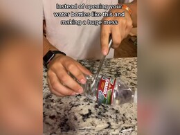 Try Not To Laugh After Watching This Water Bottle Opening Tutorial