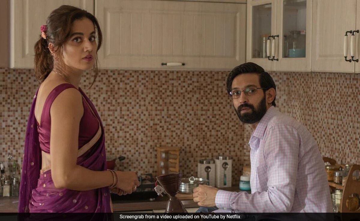 <i>Phir Aayi Hasseen Dillruba</i> Trailer: Taapsee Pannu And Vikrant Massey's Whodunit Has Bloodstains On It
