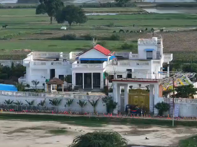 Drone Footage Of Bhole Baba's Massive Ashram In UP's Mainpuri