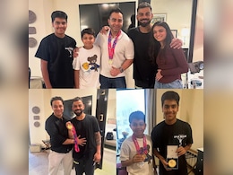 Team India Home Coming: विराट कोहली ने दिल्ली में परिवार के साथ मनाया टी20 विश्व कप जीत का जश्न Team India Home Coming: विराट कोहली ने दिल्ली में परिवार के साथ मनाया टी20 विश्व कप जीत का जश्न