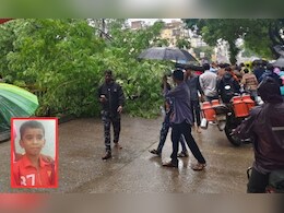 धावत्या स्कुटीवर कोसळलं मोठं झाड; आई-वडिलांसमोर मुलाची तडफड, उपचारदरम्यान मृत्यू