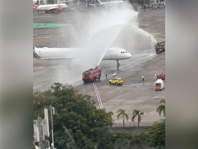 Watch: Flight Carrying T20 WC-Winning Team India Receives Water Salute