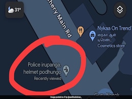"True Social Service": Internet Reacts To "Wear Helmet" Note On Google Maps "True Social Service": Internet Reacts To "Wear Helmet" Note On Google Maps