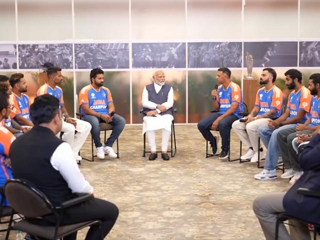 PM Modi's Interaction With Team India After Big T20 World Cup Win
