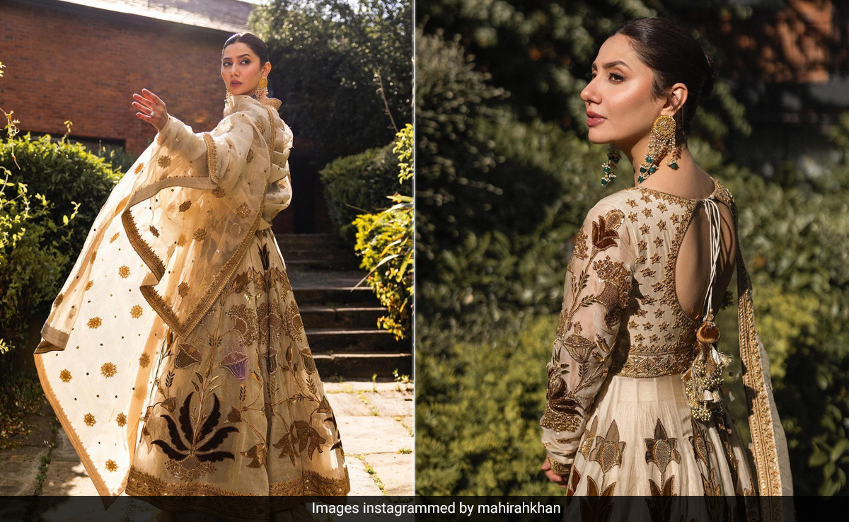 Golden Hour Was Graced By Mahira Khan In A Beige <i>Anarkali</i>