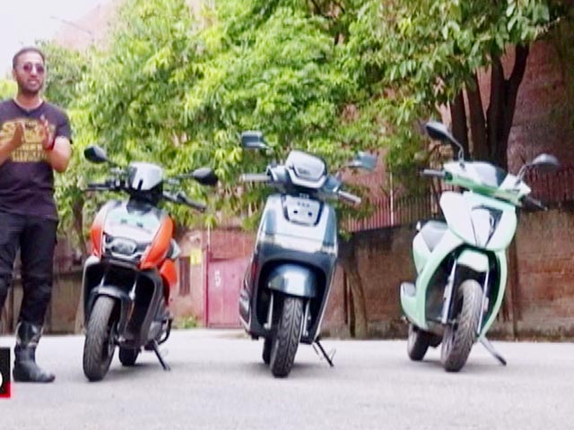 NDTV Auto Show: TVS iQube, Vida V1 Pro & Ather 450S में कौन बेहतर ? | NDTV India