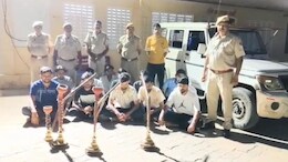 सीकर में अवैध रूप से संचालित हुक्का बार के खिलाफ कार्रवाई, 12 लोग गिरफ्तार; एक थार गाड़ी भी सीज