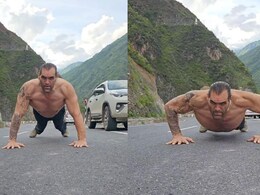 NH पर Workout करते नजर आए द ग्रेट खली, वीडियो देख लोगों ने लिए मजे, कहा- अरे सर लैंडस्लाइड हो जाएगा NH पर Workout करते नजर आए द ग्रेट खली, वीडियो देख लोगों ने लिए मजे, कहा- अरे सर लैंडस्लाइड हो जाएगा