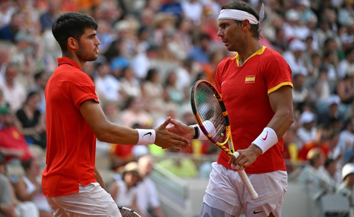 Rafael Nadal/Carlos Alcaraz LIVE, Tennis Men’s Doubles Paris Olympics 2024: 2nd Set Goes To Tiebreaker