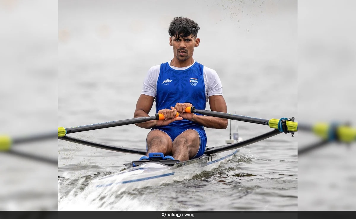 Rowing At Olympics: India's Balraj Panwar Finishes 4th In Heat, Moves To Repechage