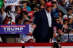 Donald Trump Injured In Assassination Bid At Rally, Is "Fine" Now Donald Trump Injured In Assassination Bid At Rally, Is "Fine" Now