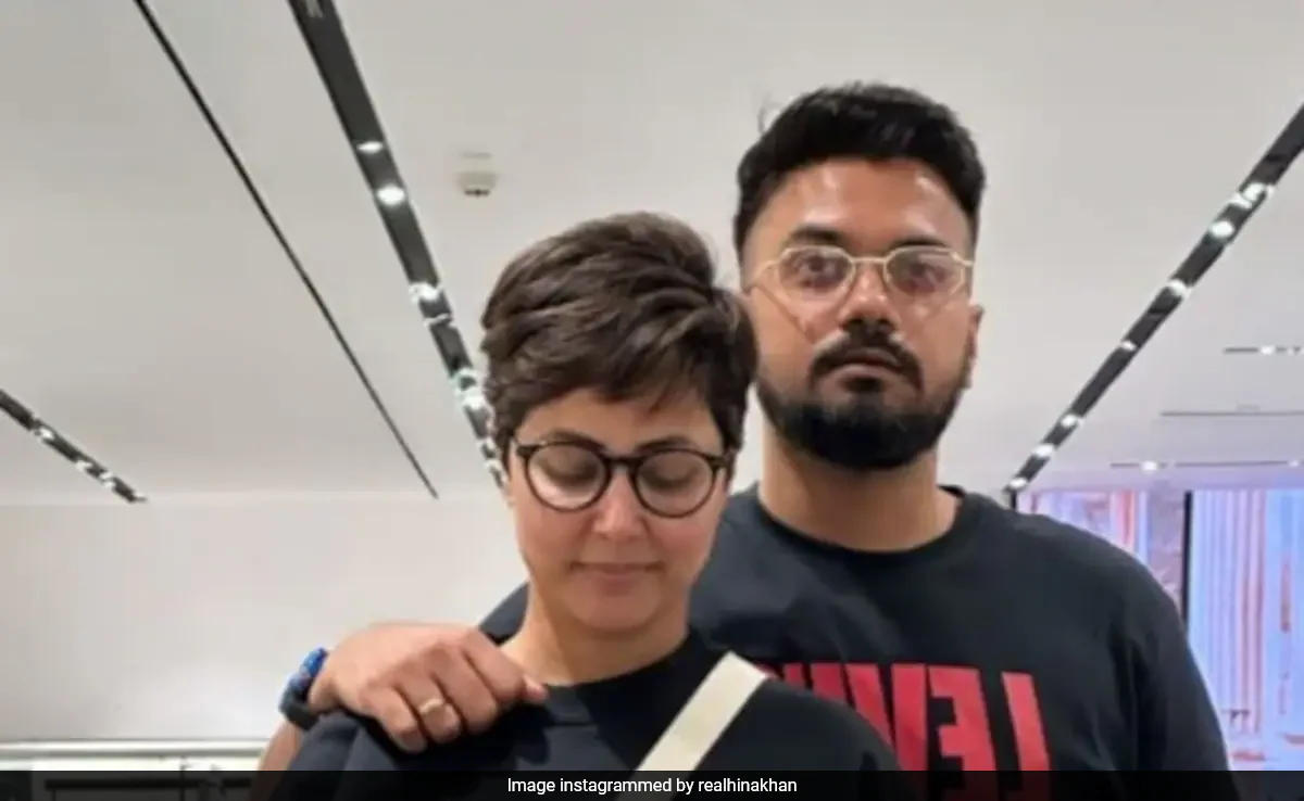 Hina Khan Calls Boyfriend Rocky Jaiswal Her "Strength" Amid Cancer Battle. See Post
