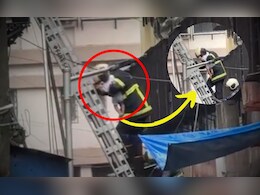 ग्रँट रोडमध्ये इमारतीचा एक भाग कोसळला, एकाचा मृत्यू तर सहा महिन्याचे बाळ बचावले