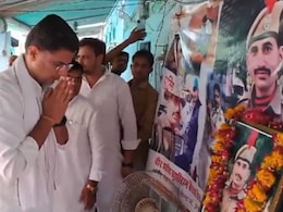 टोंक के शहीद कांस्टेबल खुशीराम बैरवा के घर पहुंचे सचिन पायलट, परिजनों से मुलाकात कर सरकार से की यह मांग