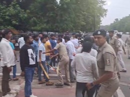 Cow Dung, Stones Thrown As BJP And Congress Workers Clash In Odisha Cow Dung, Stones Thrown As BJP And Congress Workers Clash In Odisha