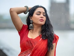 अंगूरी भाभी ने करवाया मानसून फोटोशूट, सफेद और लाल साड़ी में दिखा ऐसा खूबसूरत अंदाज