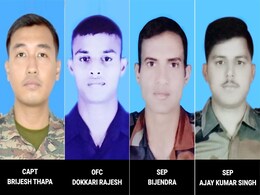 Officer Among 4 Soldiers Killed In Action In Encounter With Terrorists In J&K Officer Among 4 Soldiers Killed In Action In Encounter With Terrorists In J&K
