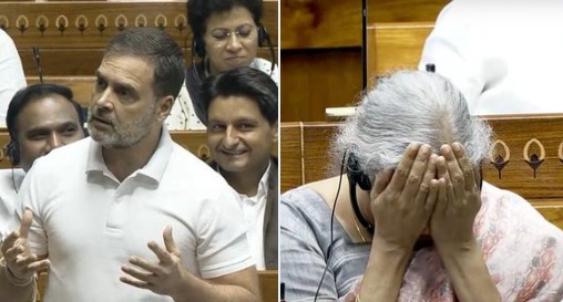 देश का हलवा बंट रहा है सर... राहुल की बात पर वित्त मंत्री निर्मला ने क्यों पकड़ लिया सिर!