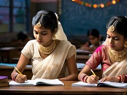 Rajasthan Child Marriage: मांग में सिंदूर, हाथों में रंग-बिरंगी चूड़ियां, स्कूल पहुंचीं दो बालिका वधू, शिक्षक बोले- 'राजस्थान में यह सामान्य बात' Rajasthan Child Marriage: मांग में सिंदूर, हाथों में रंग-बिरंगी चूड़ियां, स्कूल पहुंचीं दो बालिका वधू, शिक्षक बोले- 'राजस्थान में यह सामान्य बात'