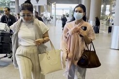 Kajol And Daughter Nysa Spotted At Airport Kajol And Daughter Nysa Spotted At Airport