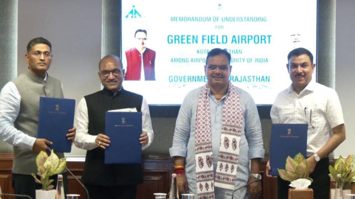 Rajasthan News खुशखबरी! कोटा में हवाई सेवा को लगे पंख, ग्रीनफील्ड