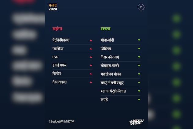 expensive and cheap in Budget 2024 expensive and cheap in Budget 2024