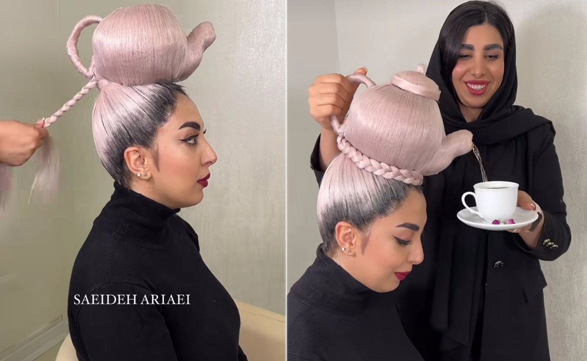 Video Of "Teapot Hairstyle" Takes Instagram By Storm, Ending Will Surprise You